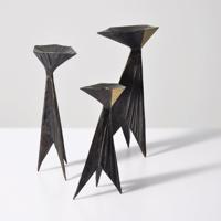 3 Lynn Chadwick Bronze Candlesticks - Sold for $12,800 on 10-26-2024 (Lot 58).jpg